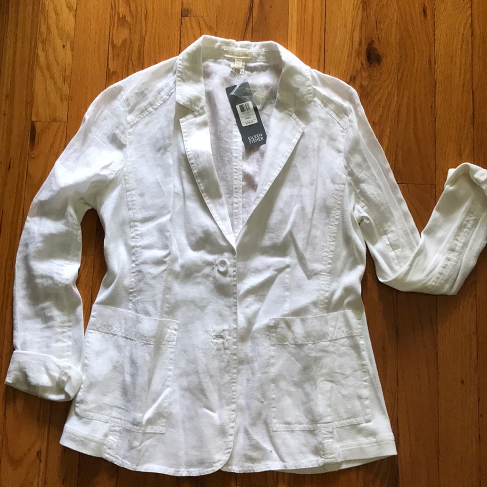 Eileen Fisher Linen Jacket, NWT